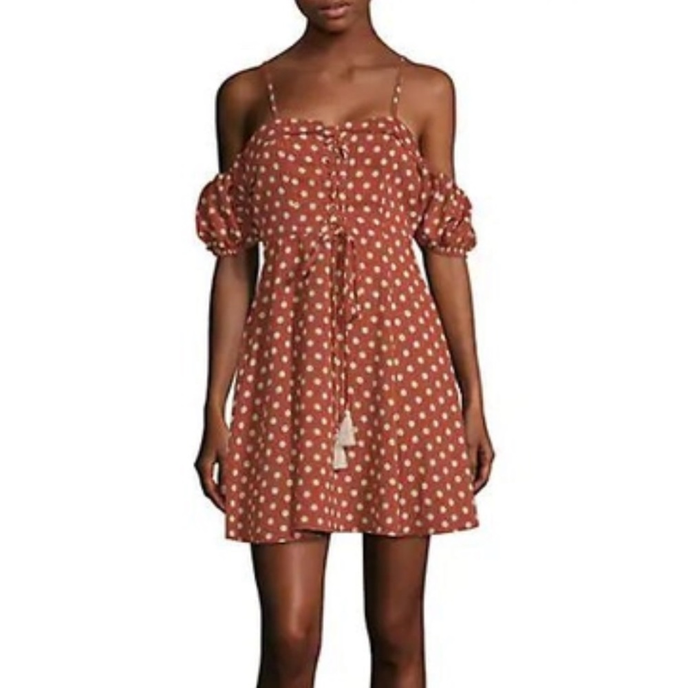 Haute Rogue Polka Dot Mini Dress